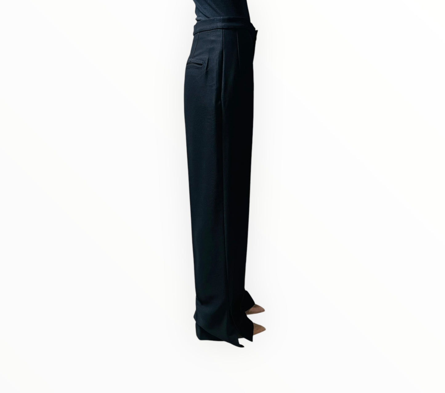 Scanlan Theodore Split Hem Pants - Black - Size 10