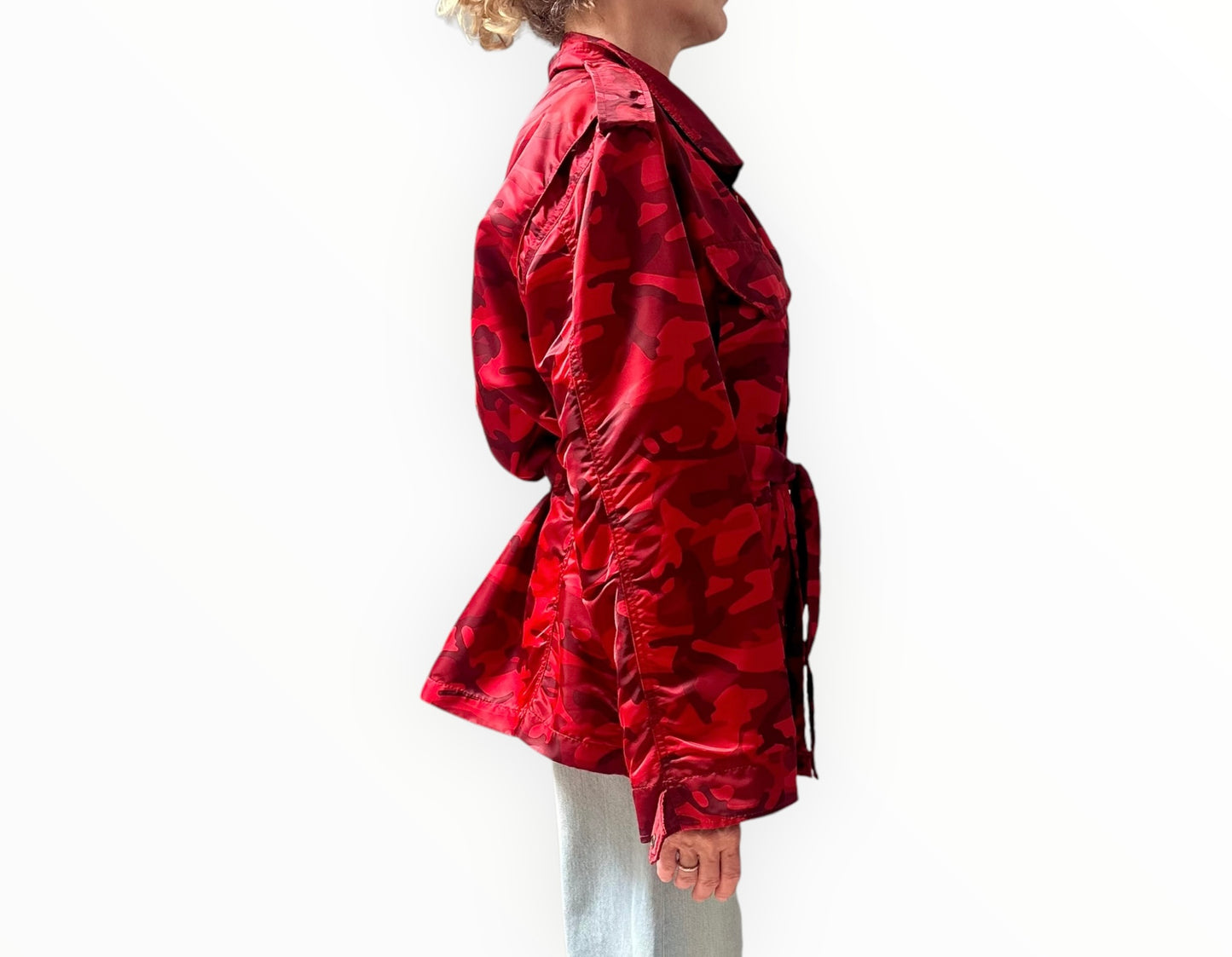 Nili Lotan Camo Jacket - Red - Size M