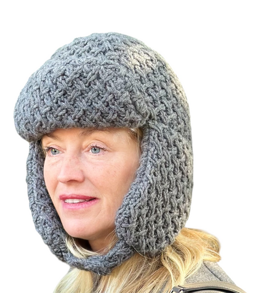 Chanel Cashmere Hat - Charcoal - Size OS