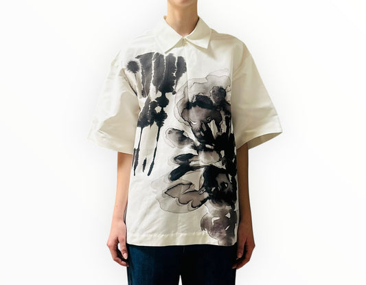 Lee Mathews Morgan Polo - White/Black - Size 1
