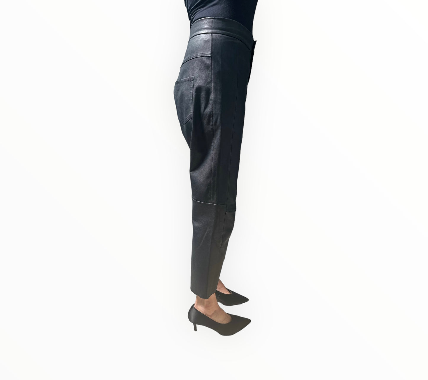 Scanlan Theodore Leather Pants - Black - SIze 8