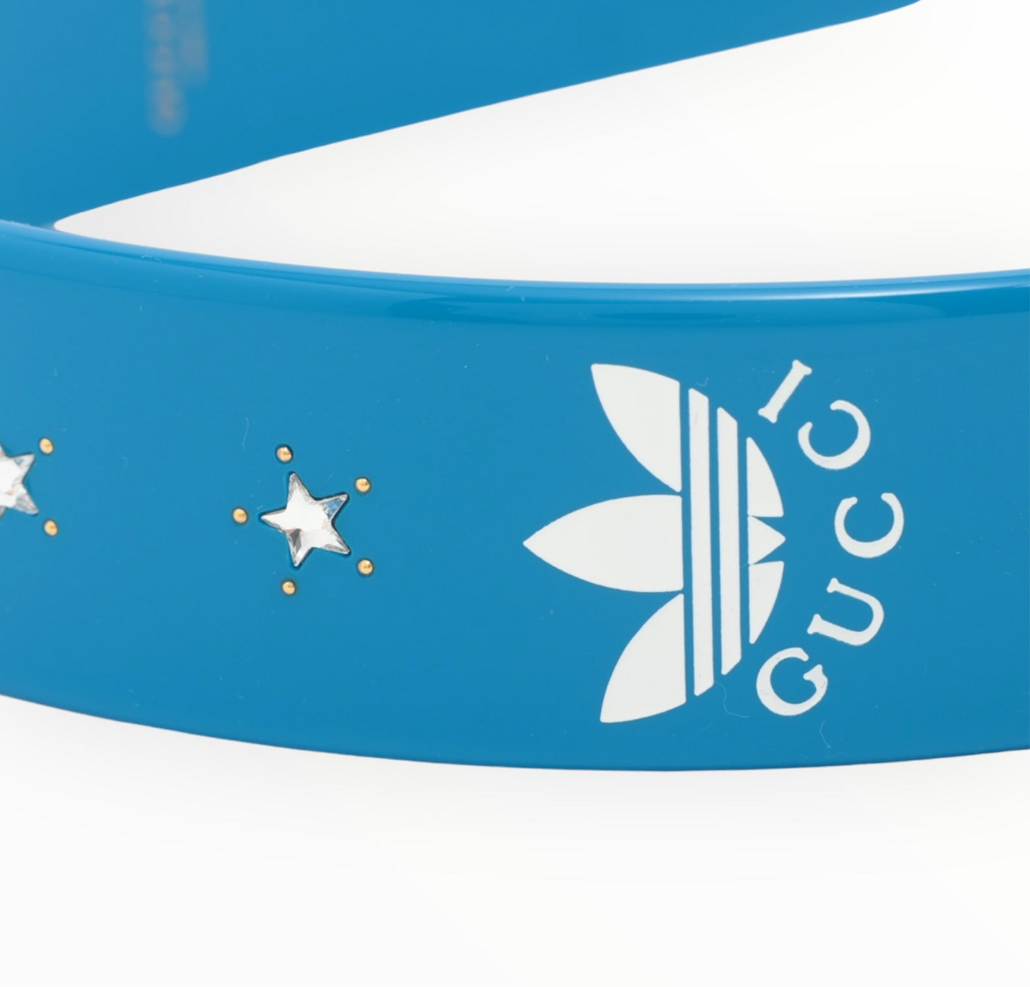 Gucci x Adidas Headband with Stars-Blue