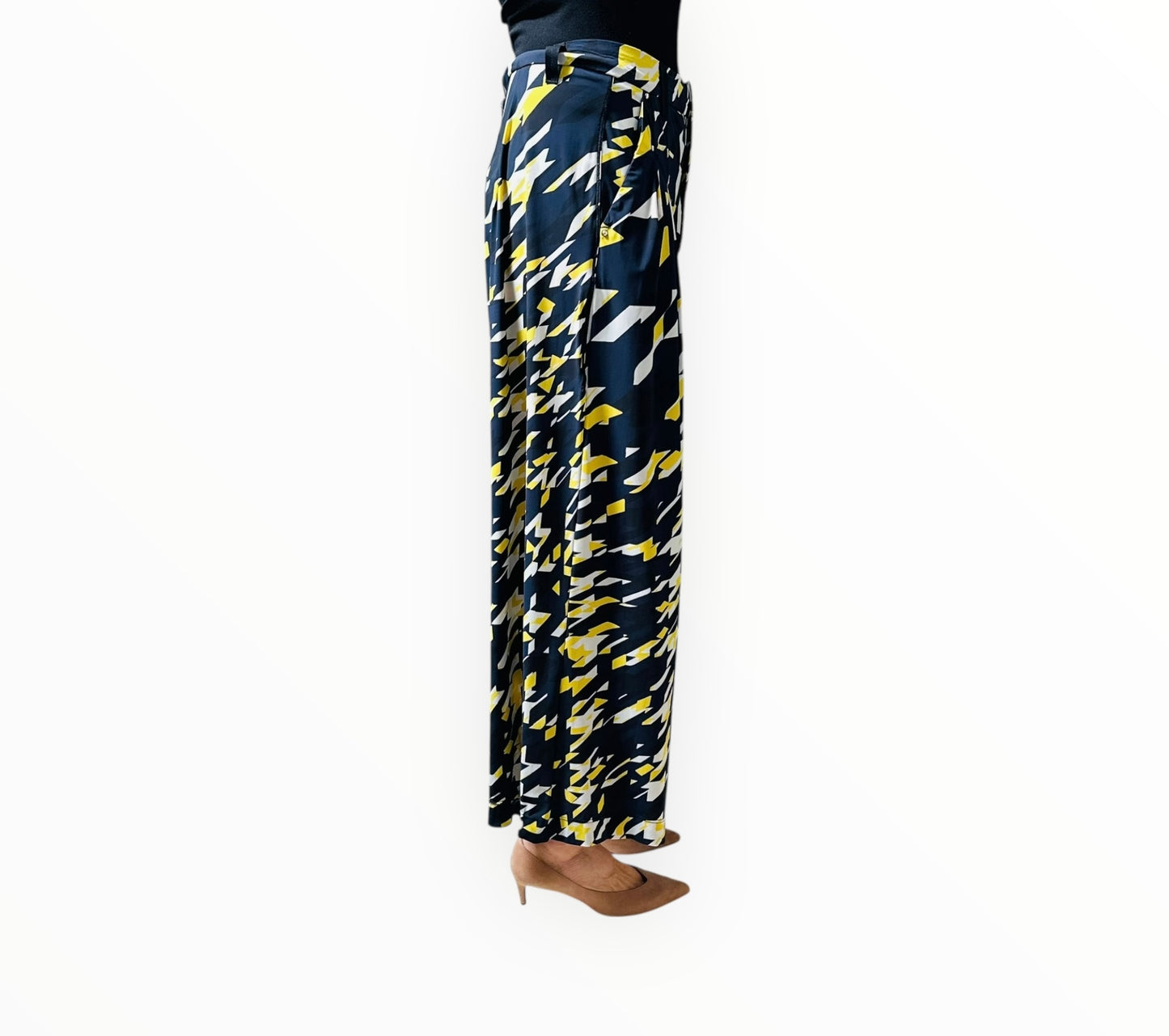 High Everyday Couture Wide Leg Pants - Multi - Size AU12