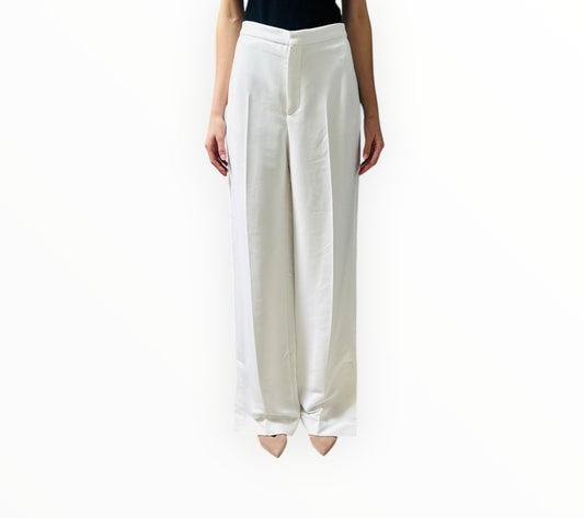 Scanlan Theodore Split Hem Pants - White - Size 8