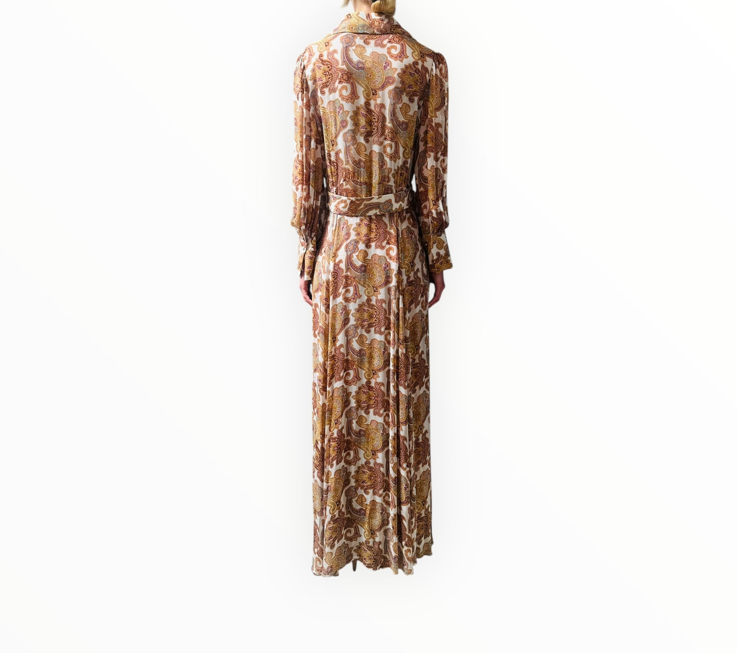 Scanlan Theodore GGT Foulard Print Maxi Dress - Multi - Size 10