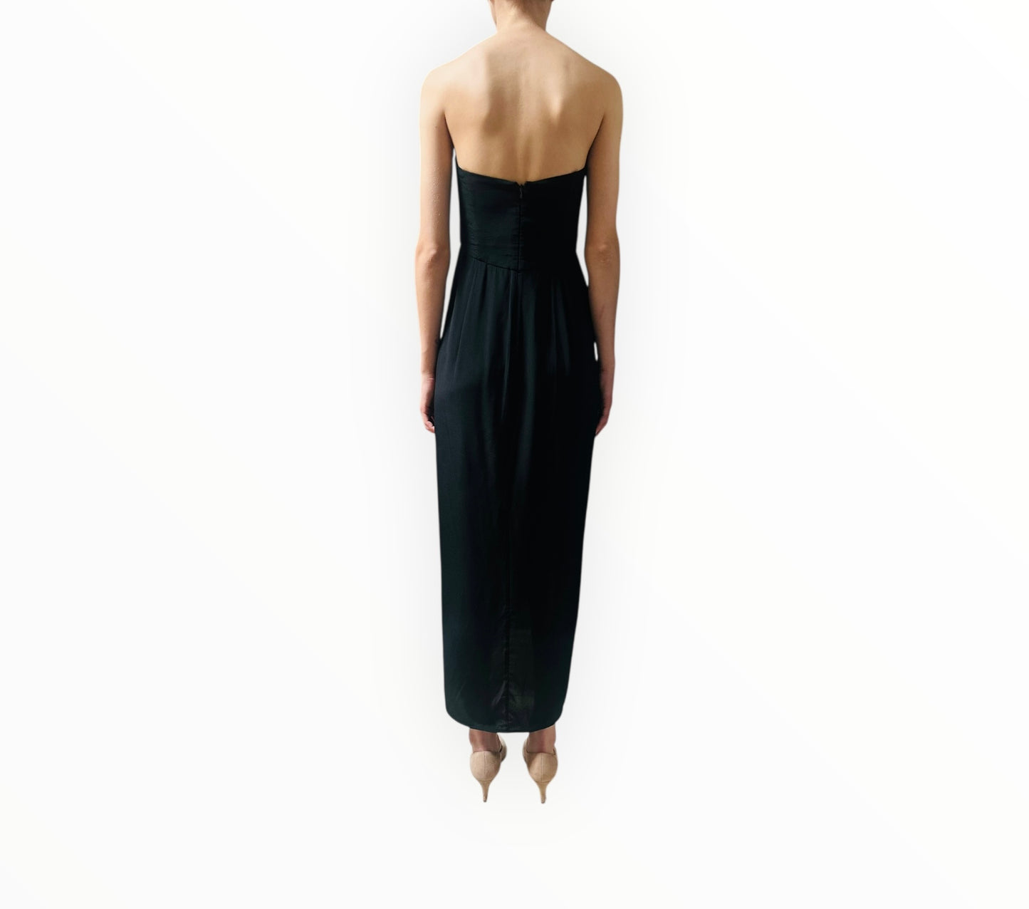 Zimmermann Strapless Silk Dress - Black - Size 2