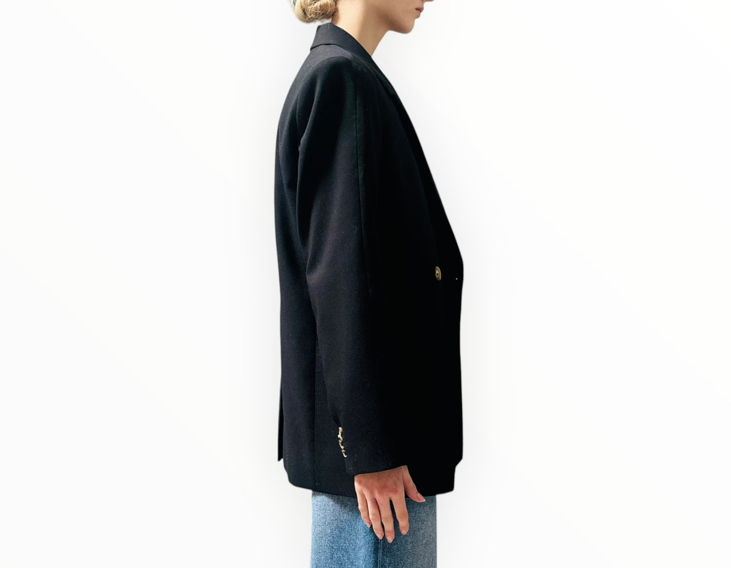 Anine Bing Double Breasted Jacket - Black - Size S