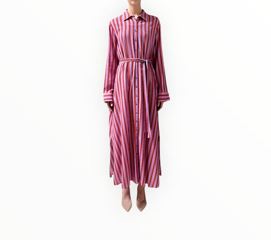Xirena Boden Dress - Rose Stripe - Size M