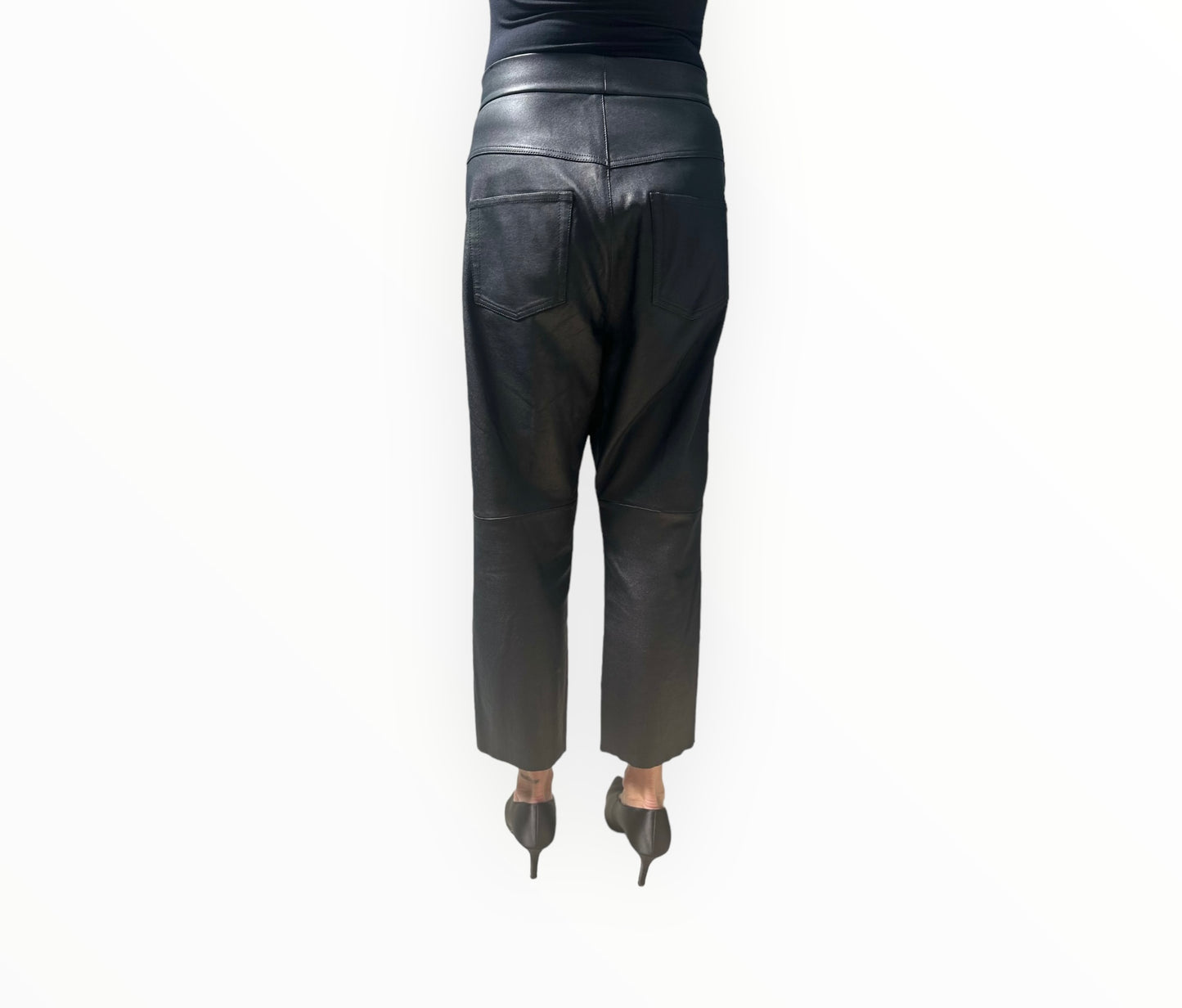 Scanlan Theodore Leather Pants - Black - SIze 8