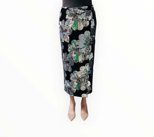 Sabina Musayev Kemi Skirt - Black Multi - Size M