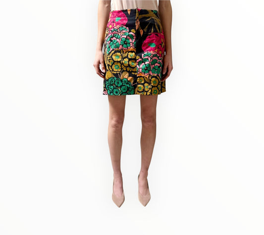 Scanlan Theodore Printed Mini Skirt - Multi - Size AU8