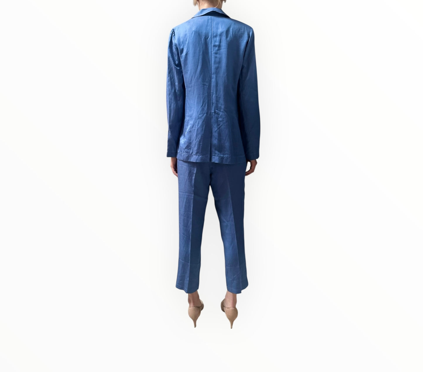 Scotch & Soda Lightweight Summer Suit - Blue - Size S