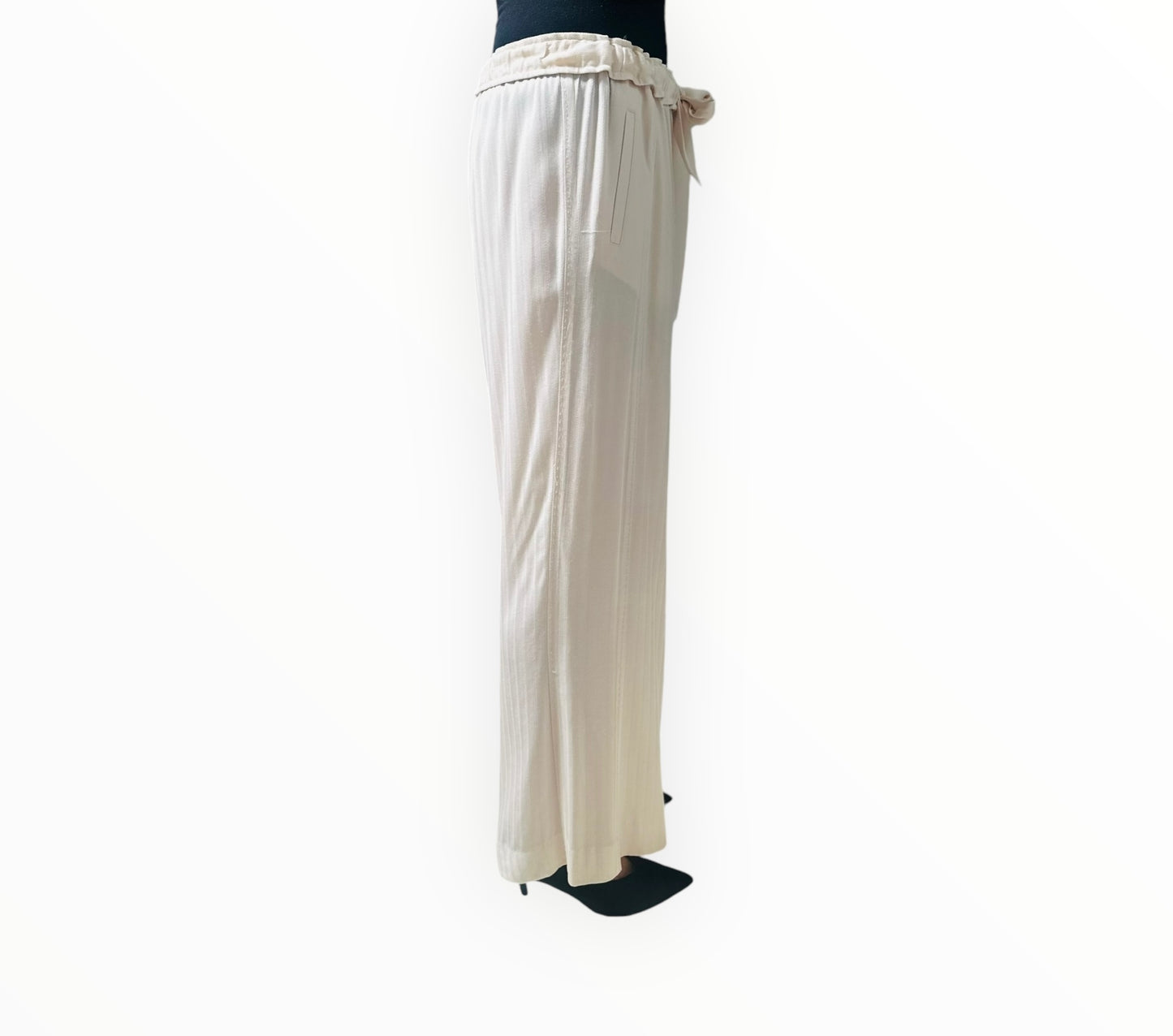 Zimmermann Wide Leg Pants - Cream - Size 2