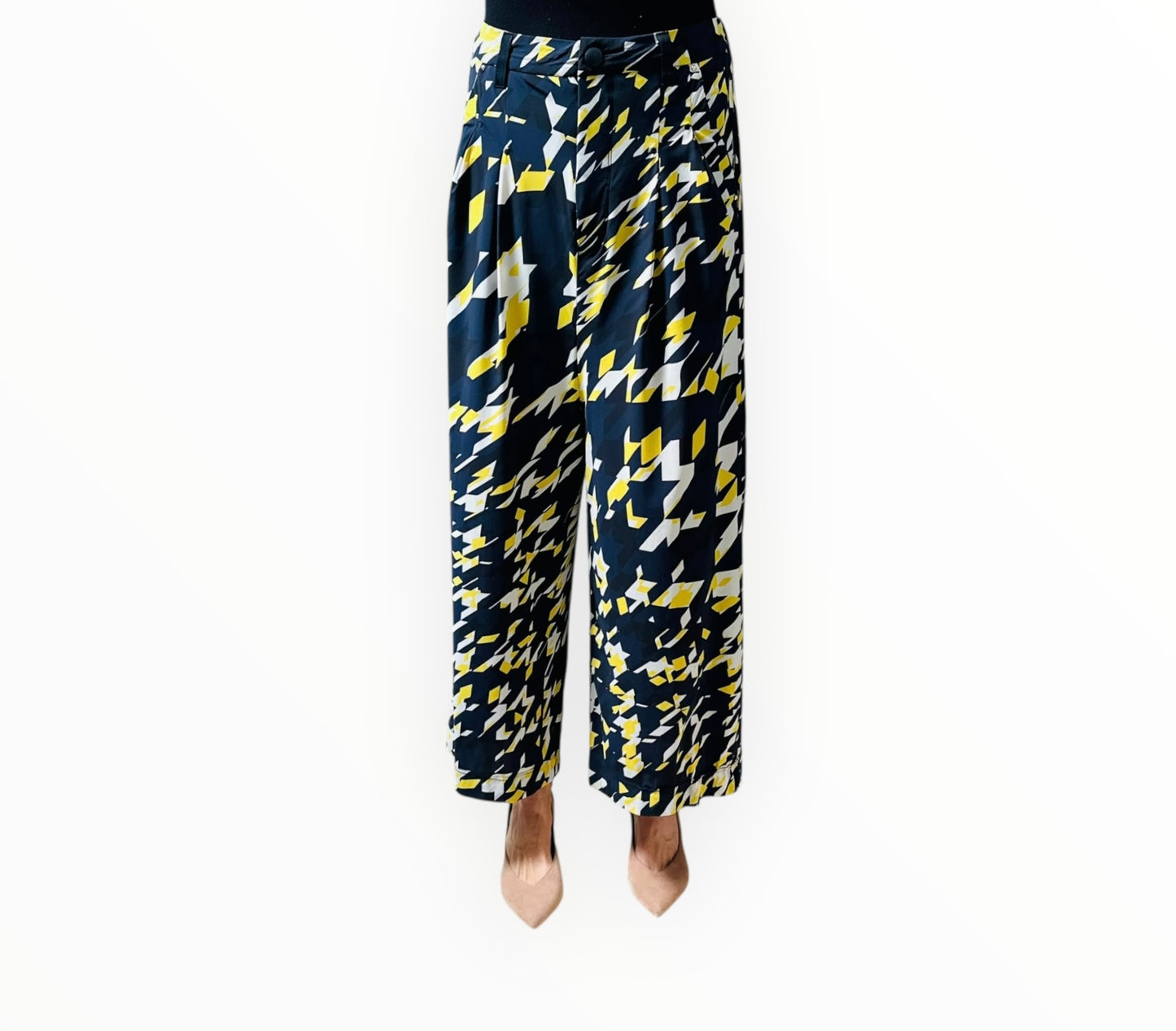 High Everyday Couture Wide Leg Pants - Multi - Size AU12