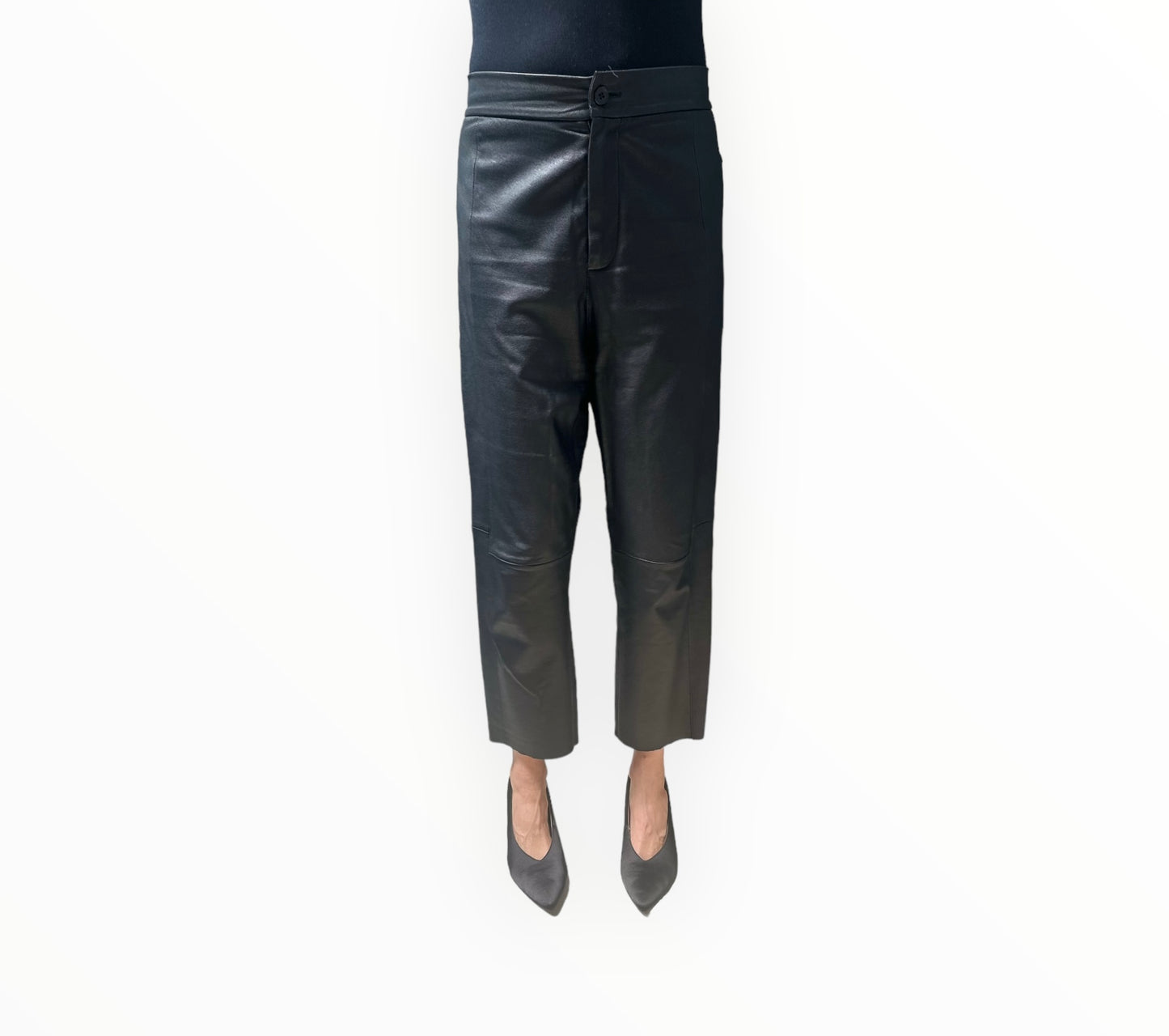 Scanlan Theodore Leather Pants - Black - SIze 8