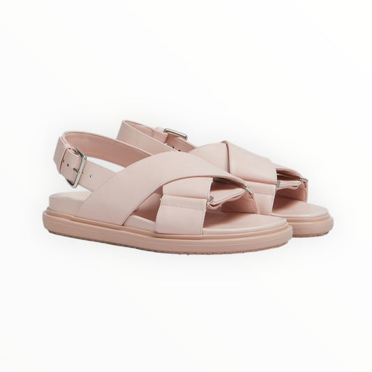 Marni Fussbett Sandals - Champagne - Size 39