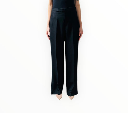 Scanlan Theodore Split Hem Pants - Black - Size 8