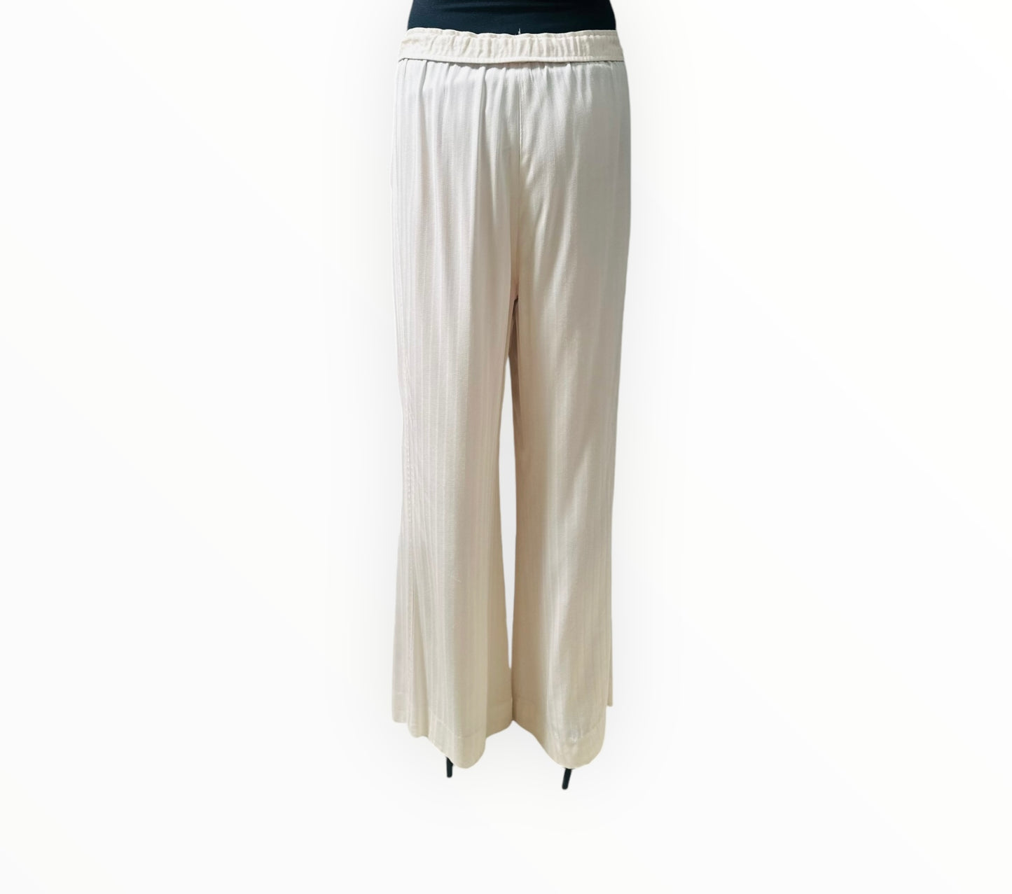 Zimmermann Wide Leg Pants - Cream - Size 2