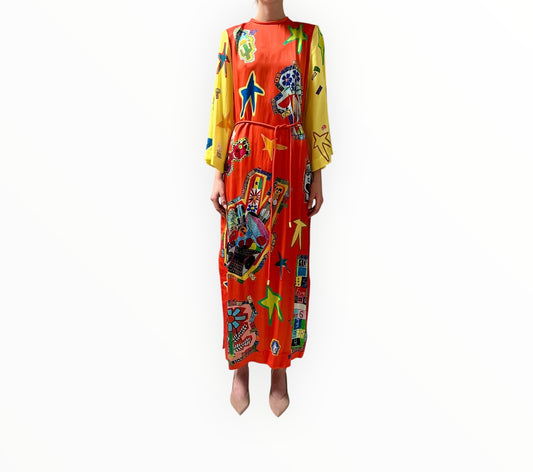 Alemais Players Midi Dress - Multi - Size AU8