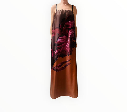 Pasduchas Moon Flower Column Midi - Fudge - Size 14