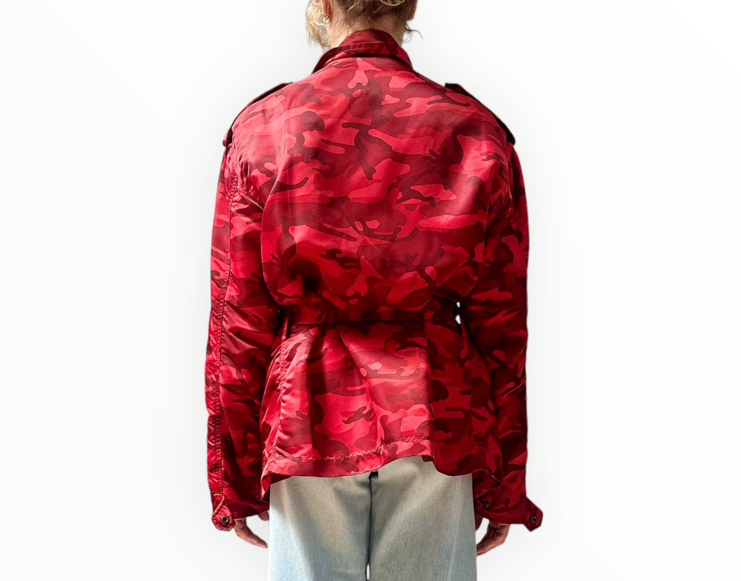 Nili Lotan Camo Jacket - Red - Size M