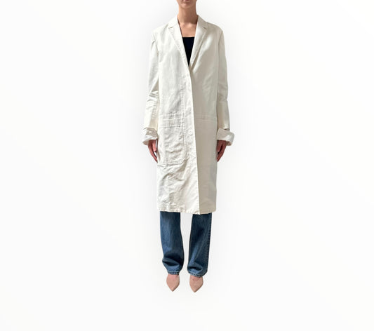 Lee Mathews Penny Coat - Off-White - Size 2