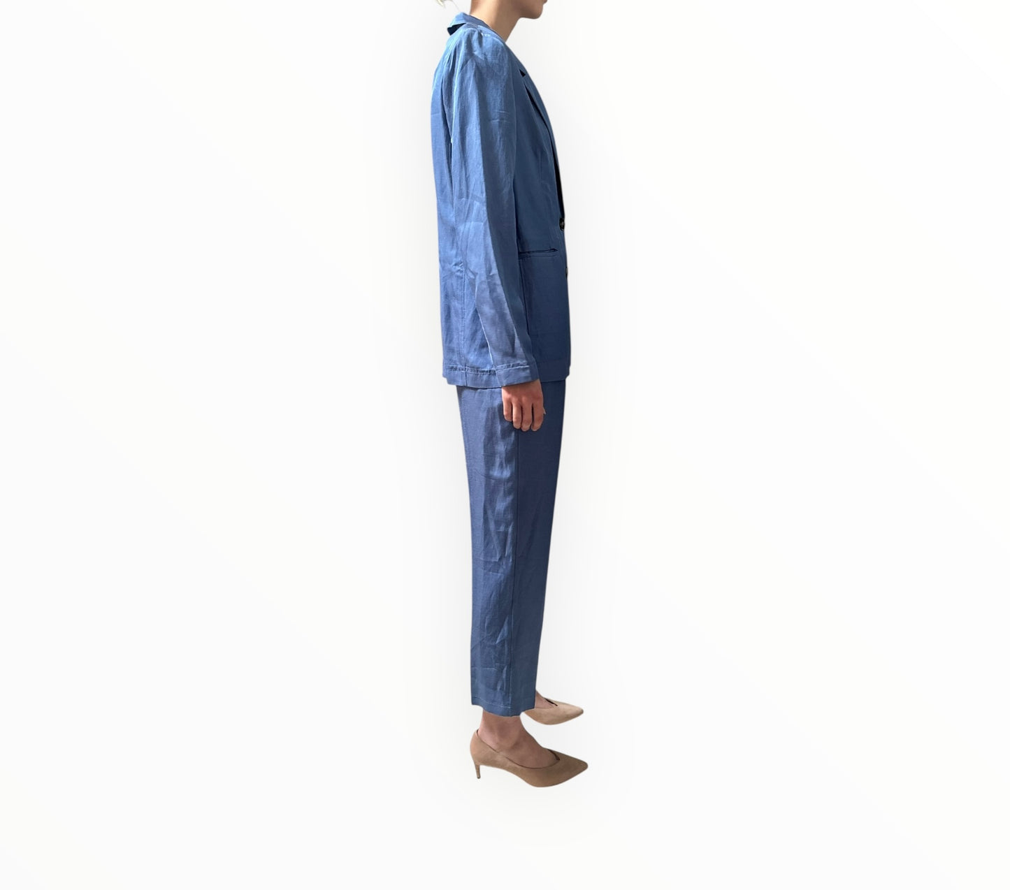 Scotch & Soda Lightweight Summer Suit - Blue - Size S