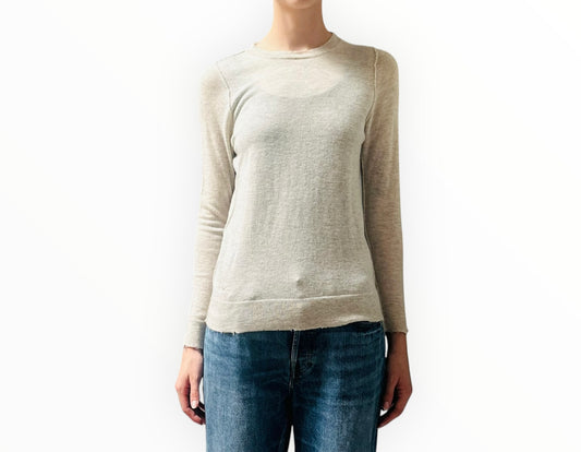 Zadig & Voltaire Fine Cashmere Knit - Light Gray Marle - Size XS