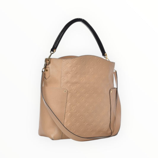 Louis Vuitton Monogram Empreinte Bag - Beige - L32cm x W30cm x D13cm