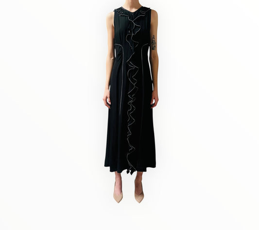 Ulla Johnson Lille Dress - Black Multi - Size AU8
