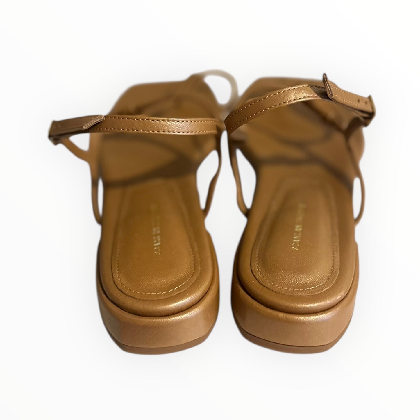 Scanlan Theodore Toe Ring Sandals - Camel - Size 41