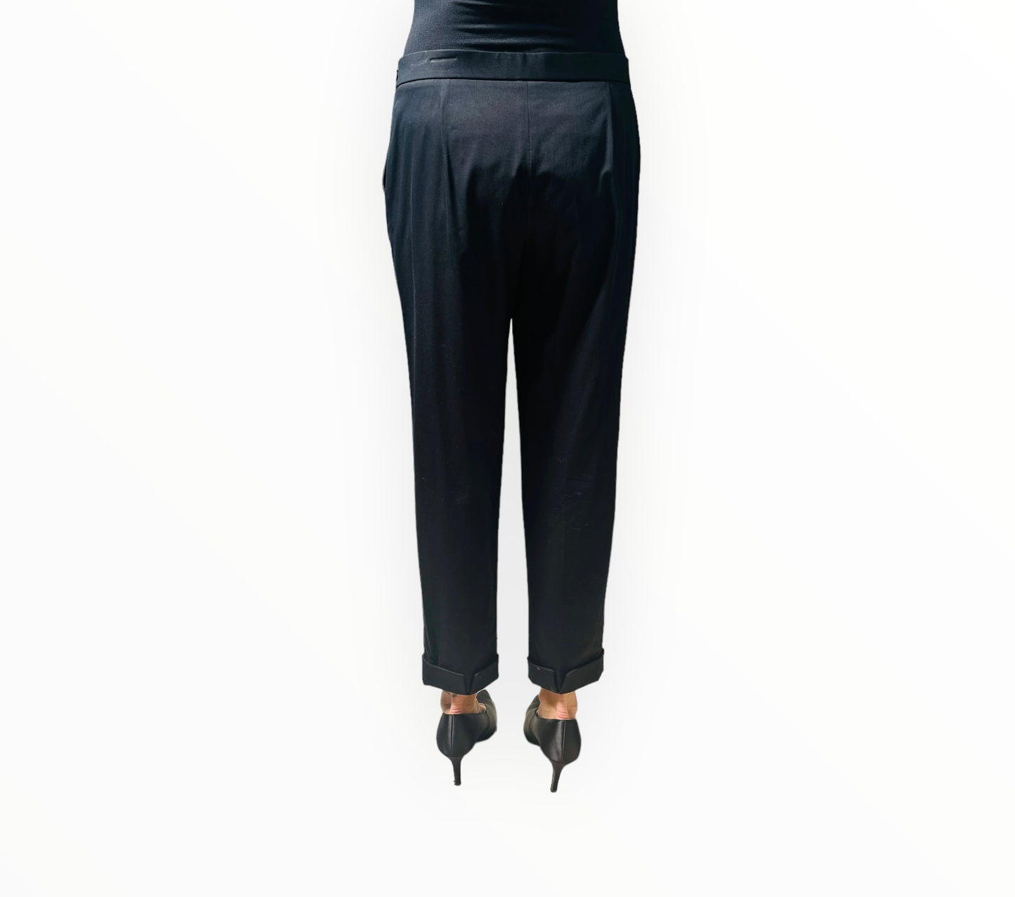 The Row Straight Leg Pants - Black - Size 6 (AU Size 10)