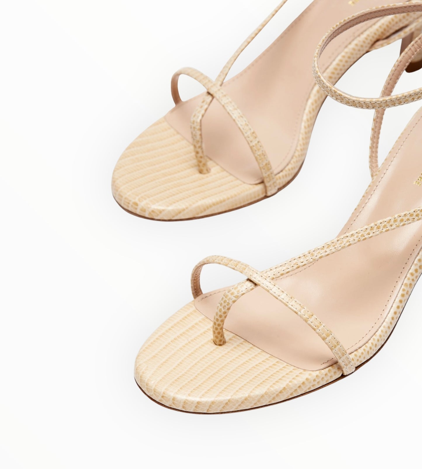 Scanlan Theodore Fine Strap Sandals - Sand - Size 37