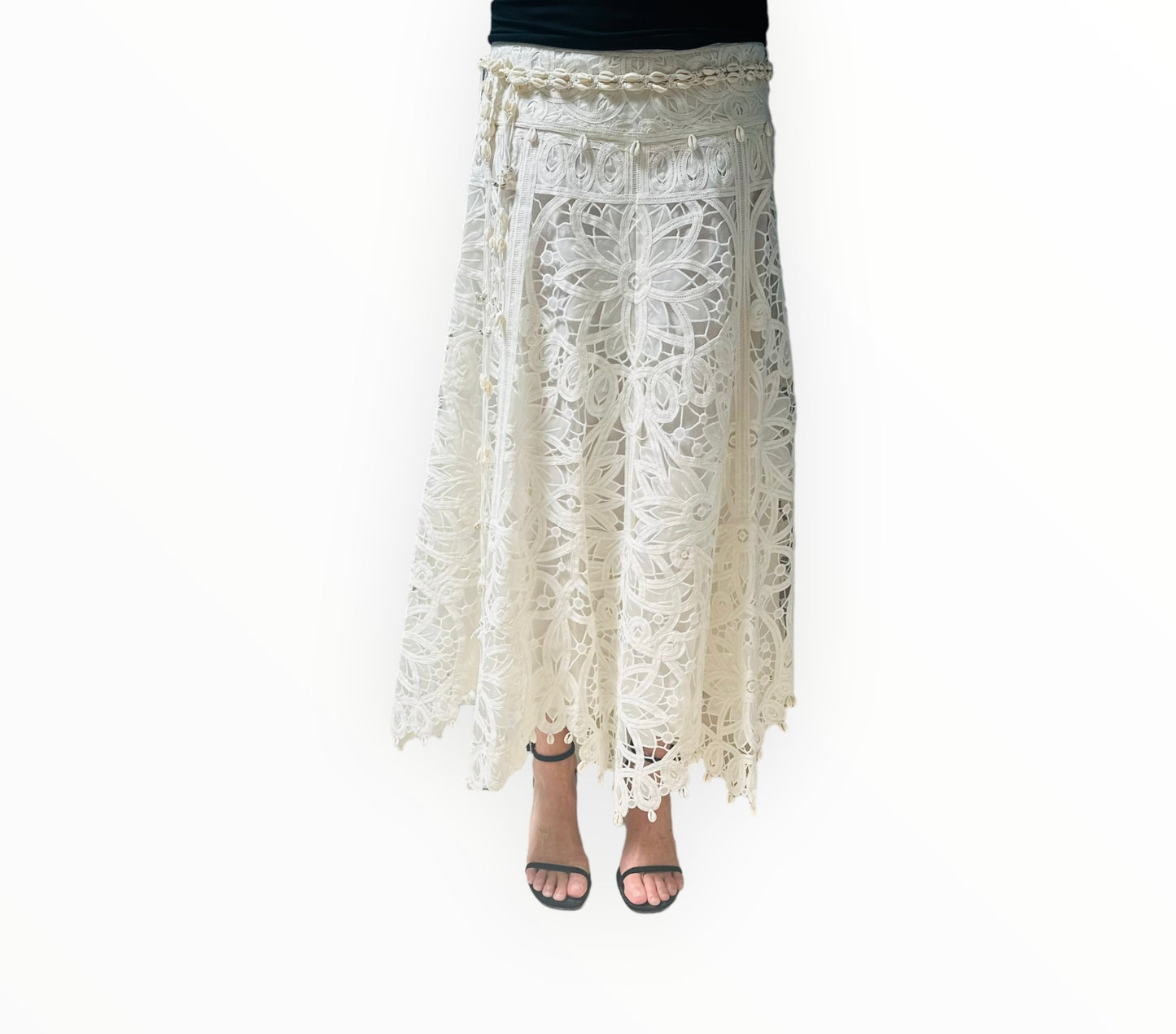 Zimmermann Broderie Anglaise Skirt - White - Size 3