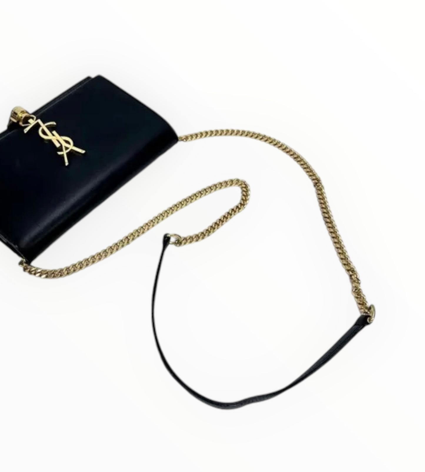 Saint Laurent Kate Small Bag - Black - Size W20cm x H12.5cm x D5cm