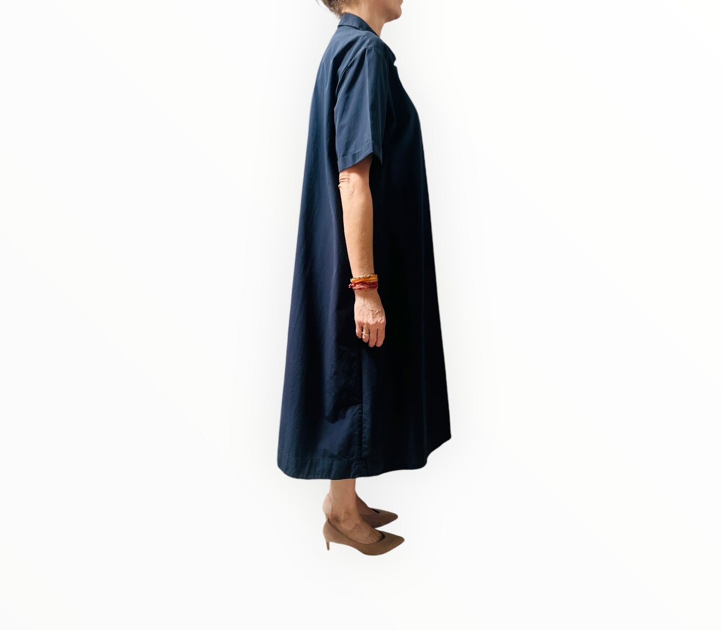 YMC Shirt Dress - Navy - Size M