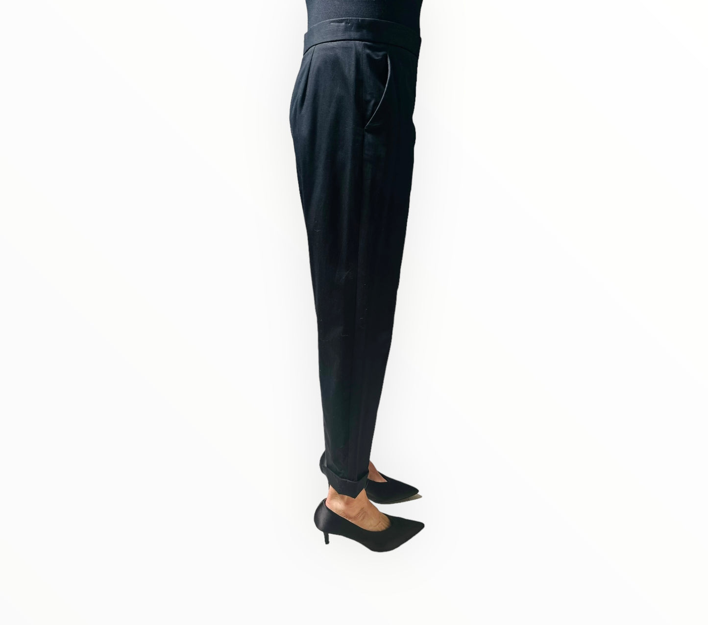 The Row Straight Leg Pants - Black - Size 6 (AU Size 10)