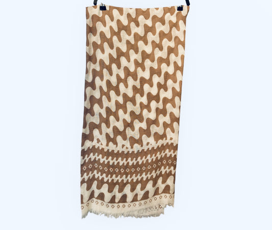 Rag & Bone Astra Scarf - Stone/Beige - Size 230cm x W170cm