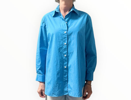 Samsoe Samsoe Classic Shirt - Ibiza Blue - Size XS