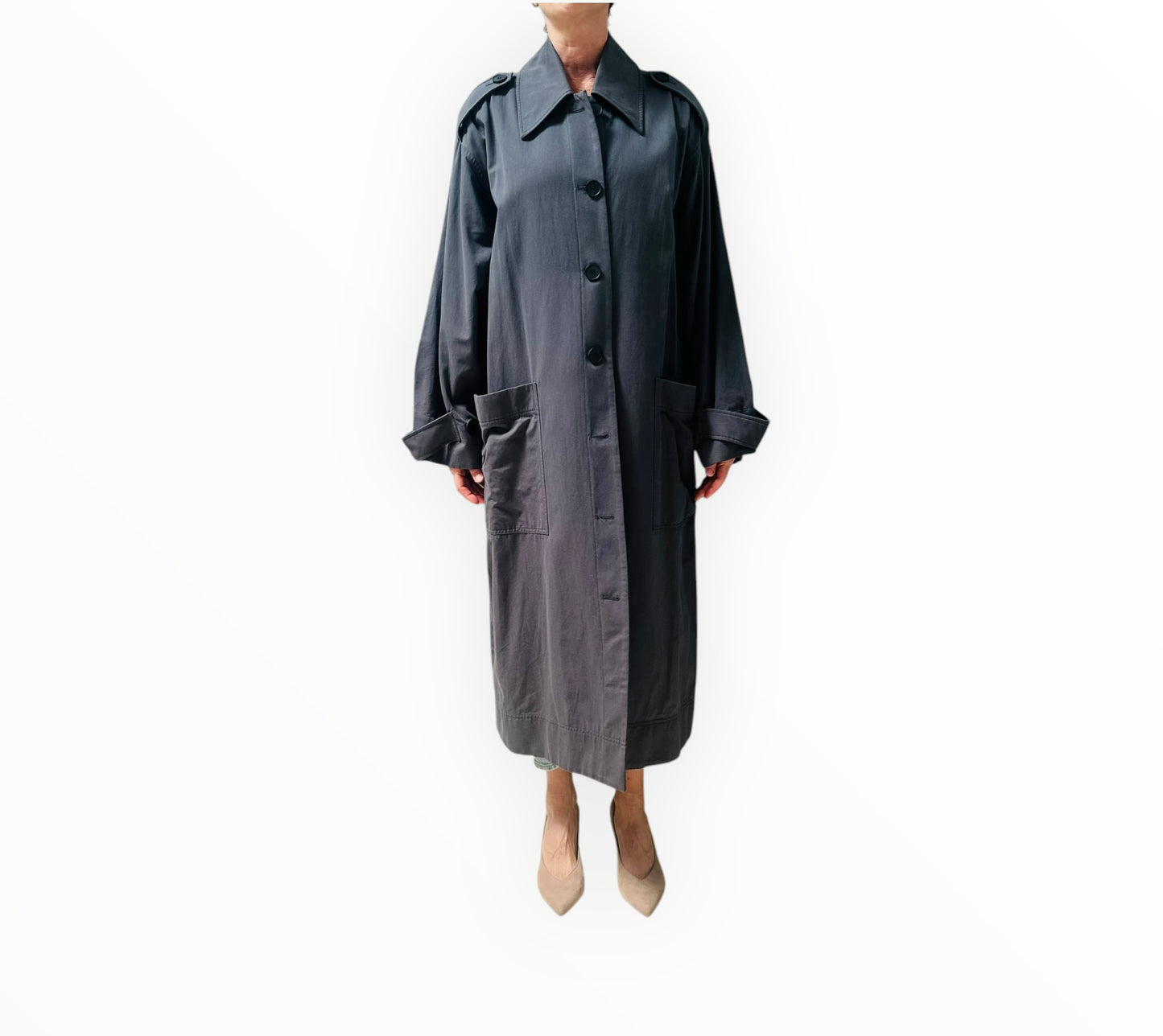 Camilla and Marc Des Oversized Coat - Charcoal - Size XS/S