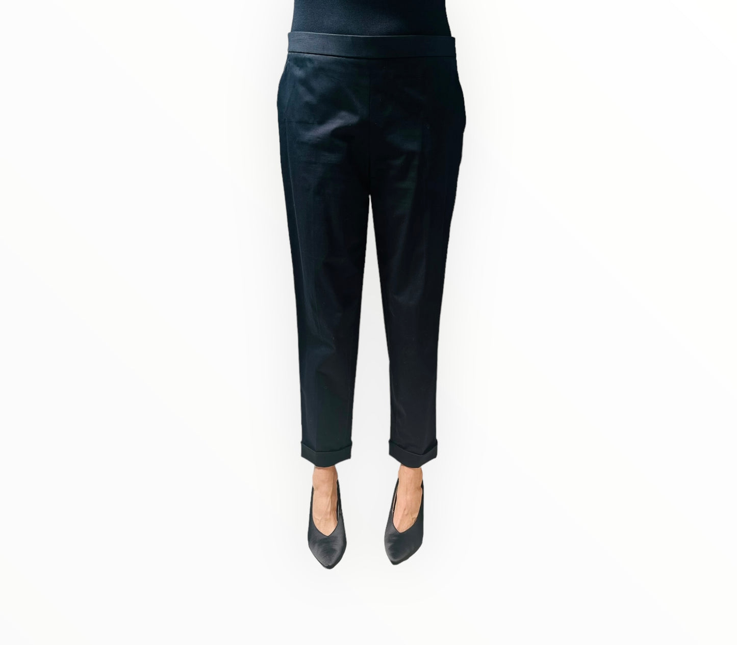 The Row Straight Leg Pants - Black - Size 6 (AU Size 10)