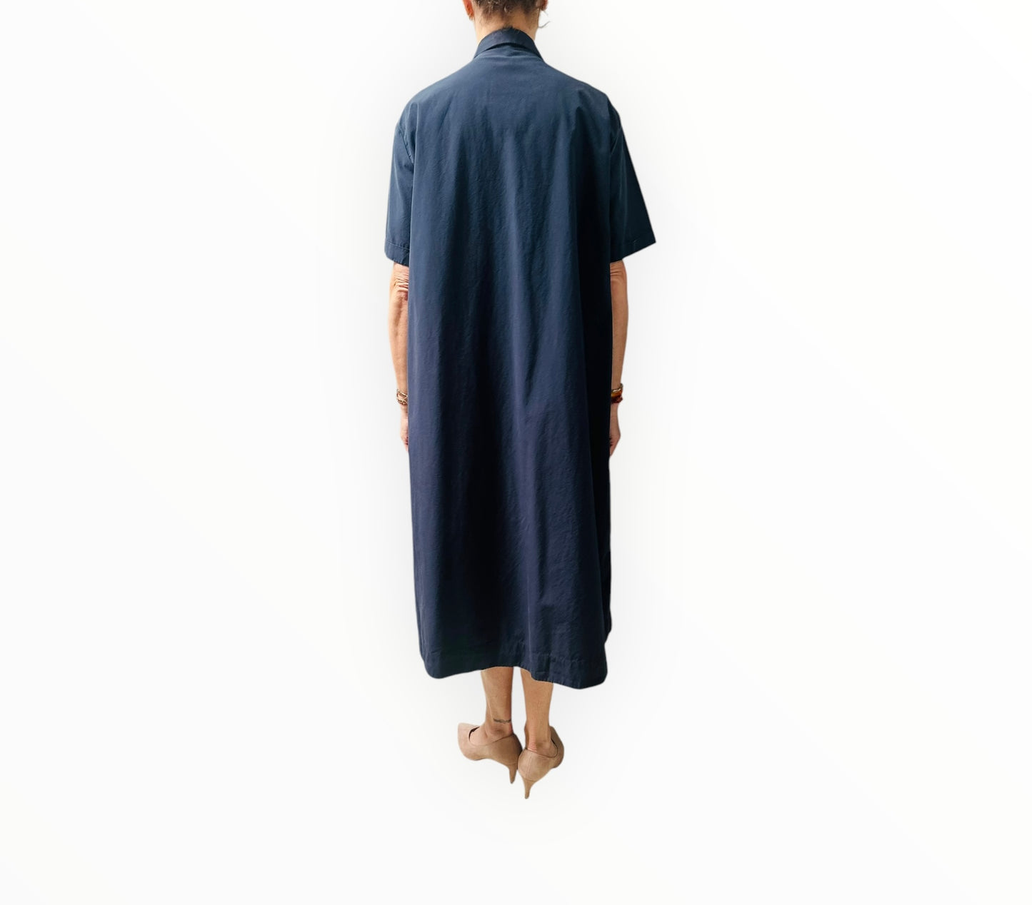 YMC Shirt Dress - Navy - Size M