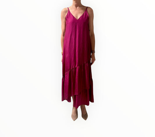 Jac + Jack V-Neck Slip - Crimson - Size 8