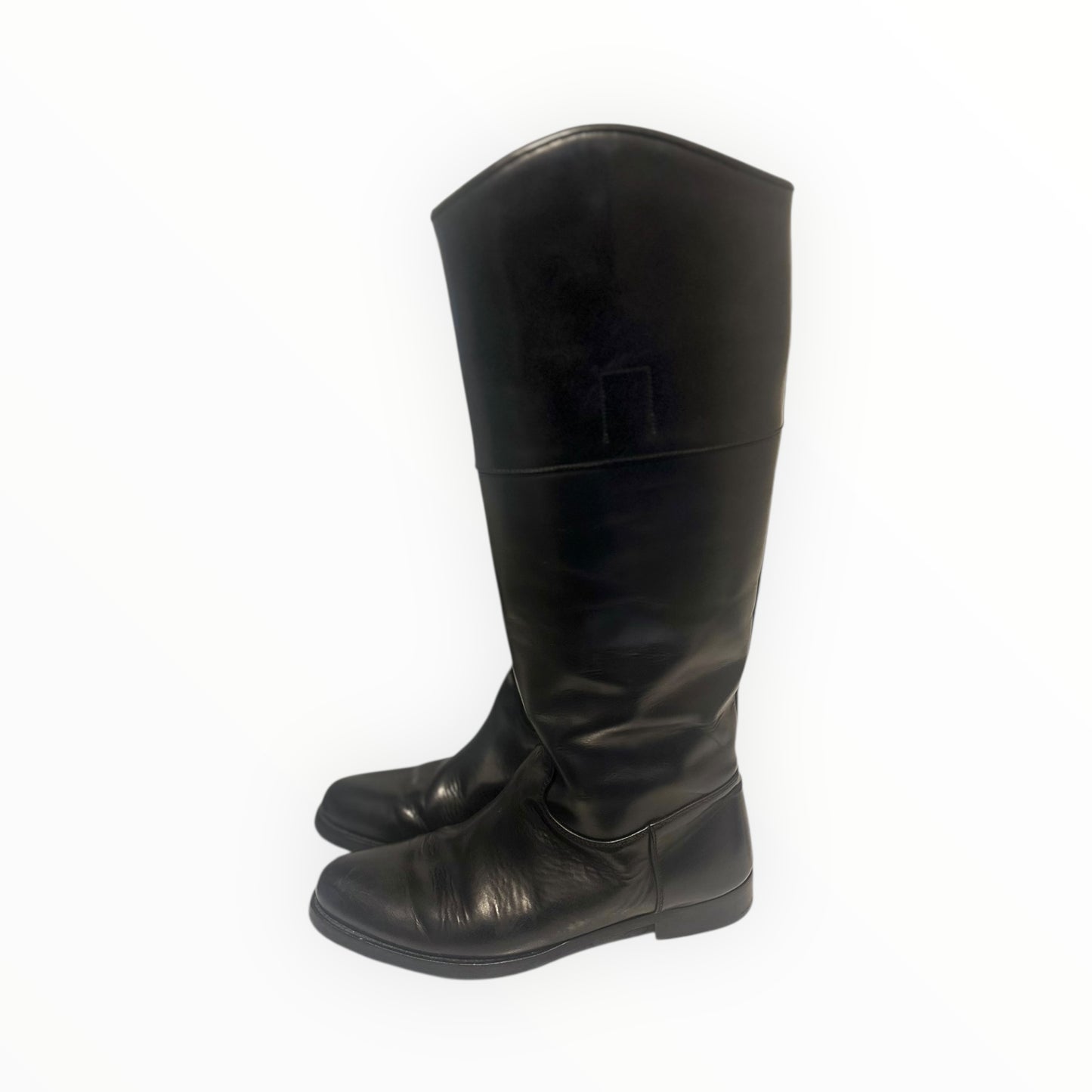 Jil Sander Riding Boots - Black - Size 38.5