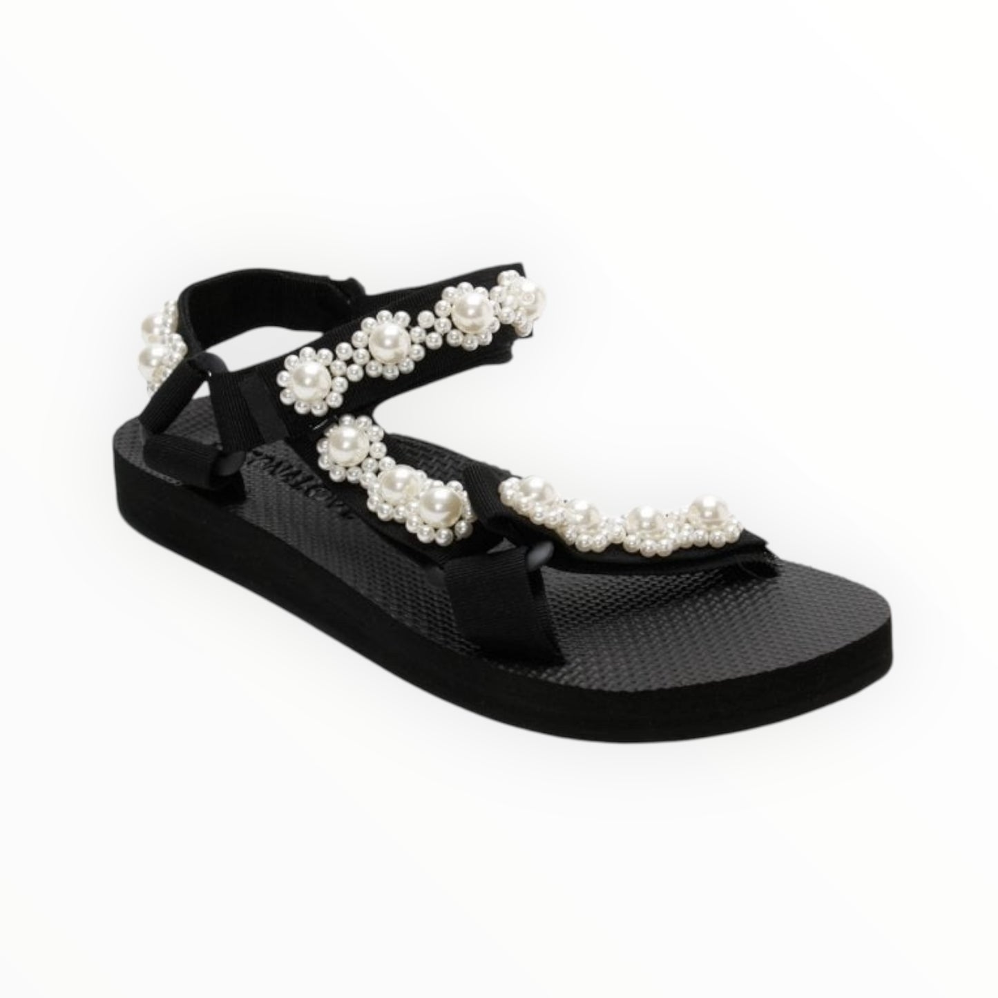 Arizona Love Trekky Pearl Sandals - Black - Size 40