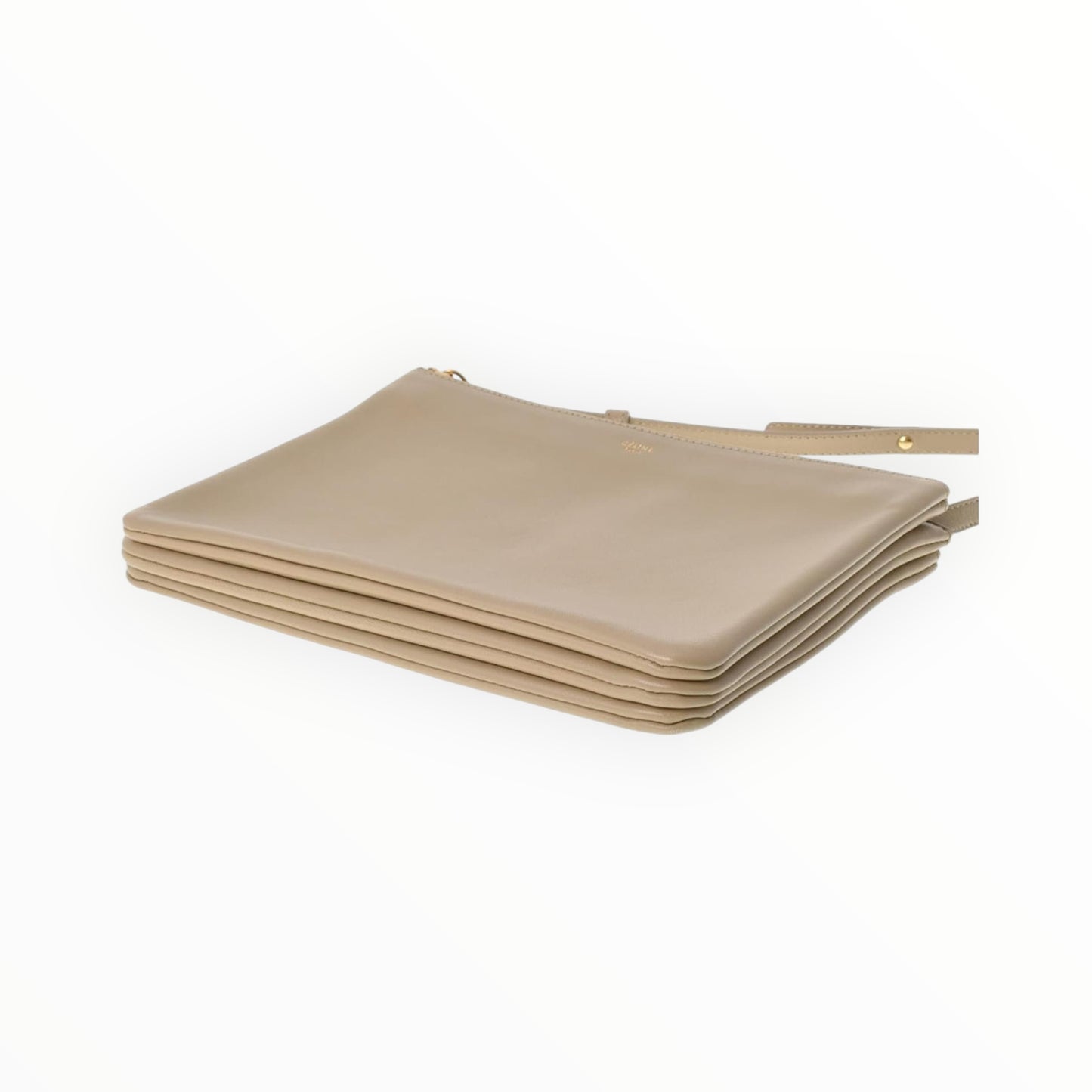 Celine Large Trio Crossbody - Beige
